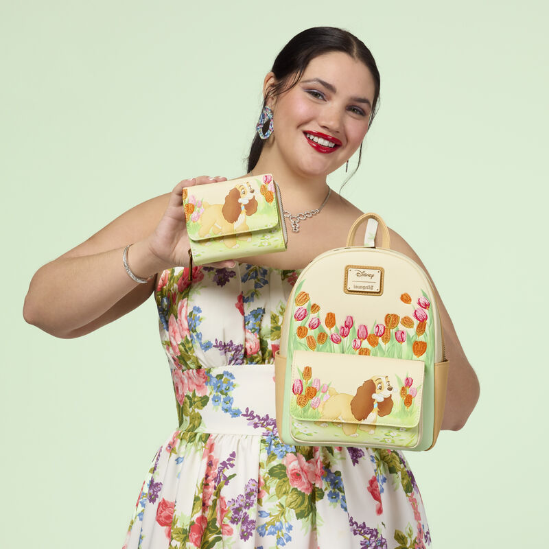 Lady and the Tramp Pastel Tulip Trifold Wallet, , hi-res view 3